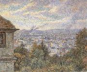 Luce, Maximilien Paris Seen From Montmartre oil on canvas